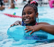 DC's free public swimming pools are some of the best places to beat the summertime heat. Photo courtesy of DC Parks and Recreation