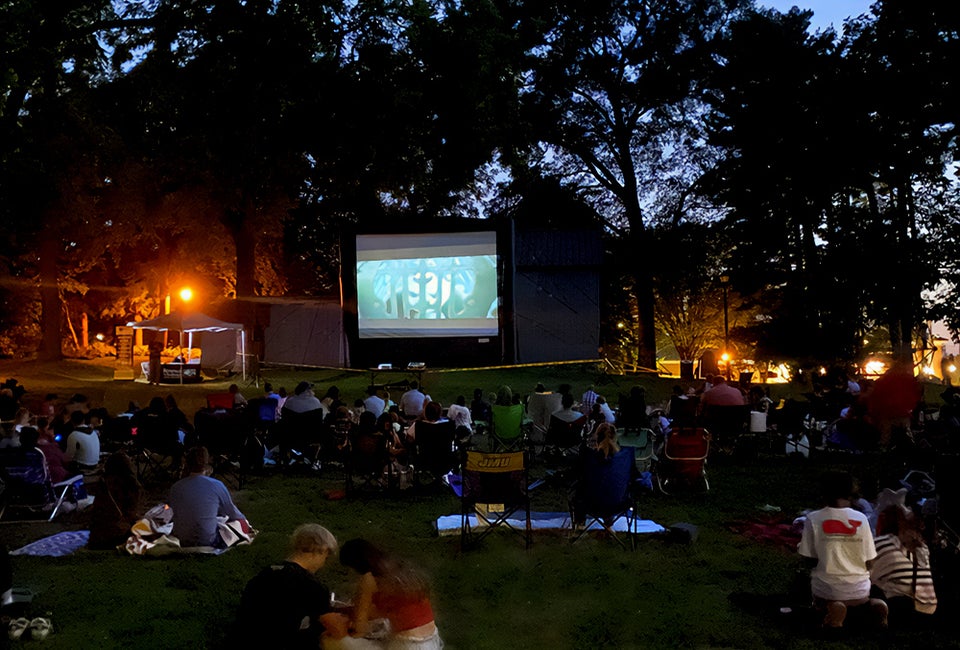  Sunset Cinema at Cherry Hill Park in Falls Church, Virginia. Photo courtesy of the event.