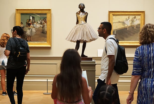 Visiting The Metropolitan Museum with Kids: Degas' most famous statue.