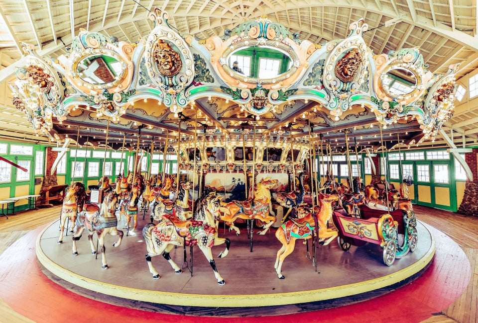 Glen Echo Park's Dentzel Carousel is listed on the National Register of Historic Places. Photo by David Stuck