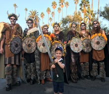 Walking in the footsteps of our ancestors at Hollywood Forever's celebration, photo by Laura Esposito