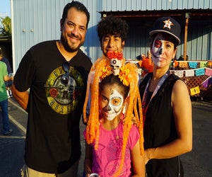 Celebrate the Day of the Dead at this family-friendly block party! Photo courtesy of Amanda de Rosario/The Houston Social.