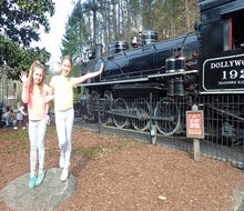Ride the iconic Dollywood Express, a coal-fired steam train. 