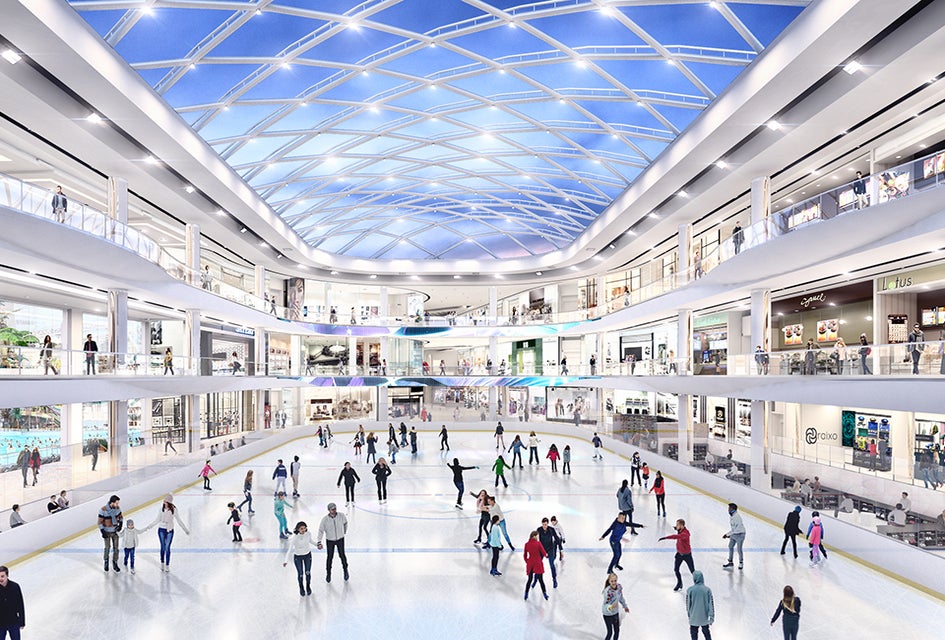 American Dream's indoor ice rink will offer open skating sessions for families.