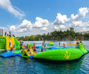 Take the plunge at Dutch Springs. Photo courtesy of Discover Lehigh Valley