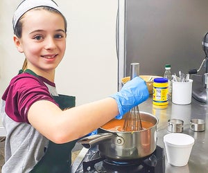 Connecticut cooking classes for kids get you child some hands-on enrichment with delicious results! Photo courtesy of Foodology Cooking School
