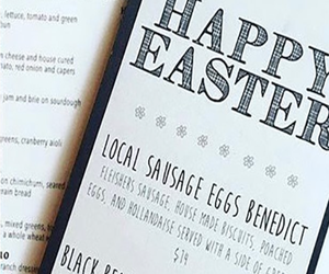 Sunday Brunch with the Easter Bunny. Photo by Ally Noel