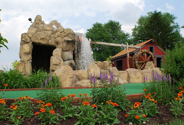 Go mini golfing at Two T's in Easton, Pennsylvania