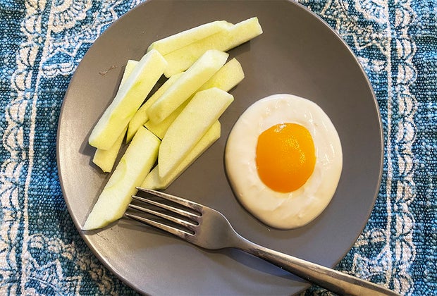 April Fools' Day Food Pranks: Apple French fries and peachy eggs