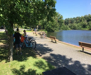 V.E .Macy Park makes for a fun diversion from your Empire State Trail trek.