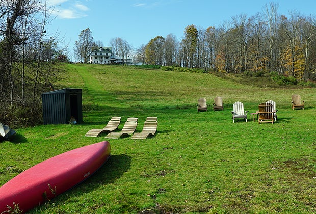 Kenoza Hall's lakefront property is a lovely family-friendly spa resort in the Catskills