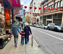 Discover culture and cuisine when strolling through Chinatown with kids in San Francisco. Photo by Nicole Findlay