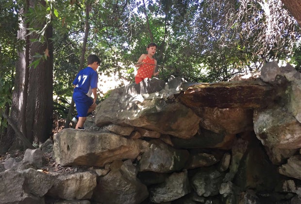 Kids love the grotto at Ferndell Nature Walk
