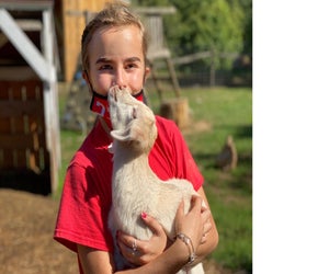 Children ages 3 to 6 are welcome to outdoor farm programs at Flamig Farm. Photo courtesy of the farm