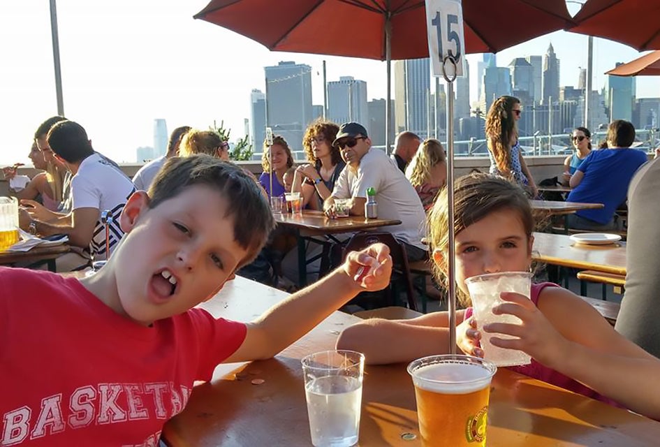 Eat on the rooftop at Fornino on Brooklyn Bridge Park’s Pier 6. Photo by Lisa Seibold-Winder