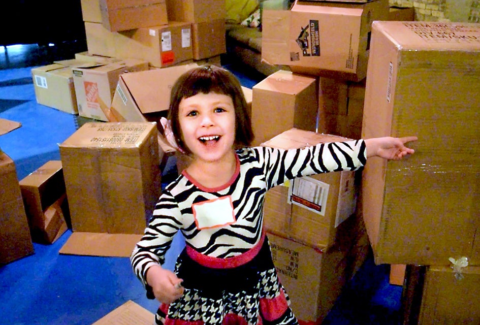 Enter a world of play and creativity as Filament Theatre transforms into a play-space for children and parents to build Forts! Photo courtesy of the theater