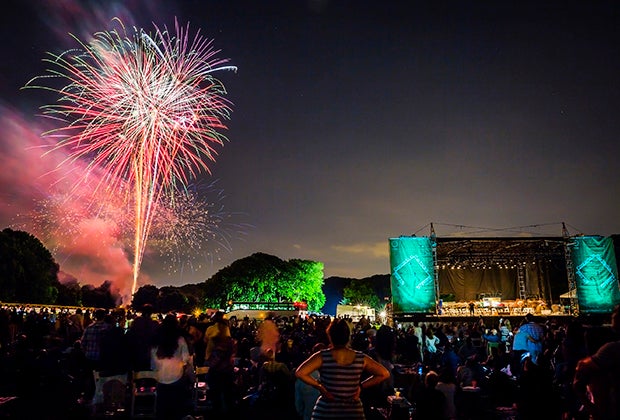 Free summer fireworks in NYC: New York Philharmonic in Prospect Park