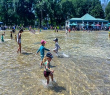 Cool off in summer 2025 at Boston's splash pads and water playgroundsFrog Pond Spray Pool photo courtesy of Boston Parks & Recreation