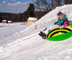 There is fun to be had on Christmas Day 2025 in Boston! Snowtubing at Fruitlands, photo courtesy of the Massachusetts Office of Tourism.