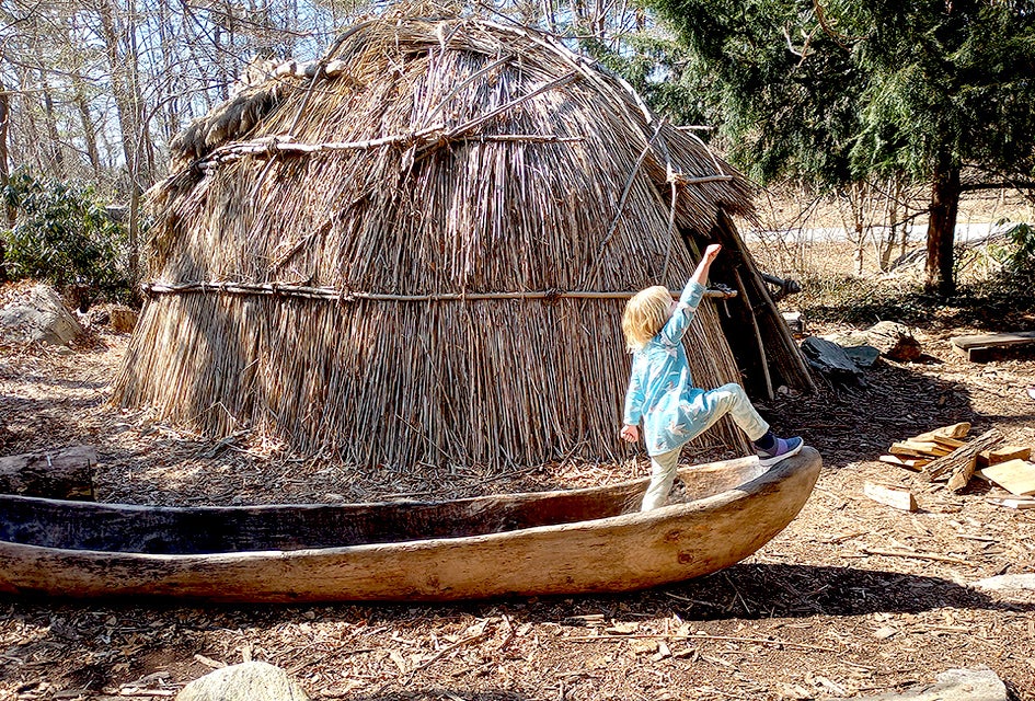 There are lots of places to explore at the Greenburgh Nature Center. 