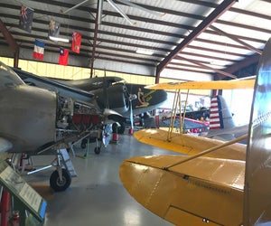 Explore WWII aviation, American, German, and Japanese military, and home front life during the War for FREE during Hangar Hang Out. Photo courtesy of CAF Houston Wing Museum & Hangar.