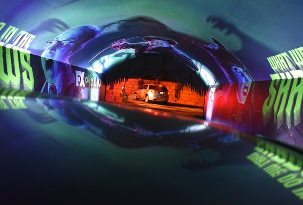 Hauntoween Halloween tunnel