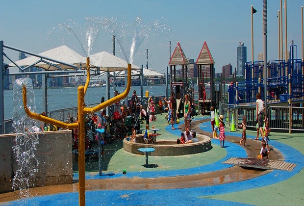 Hudson River Park with kids