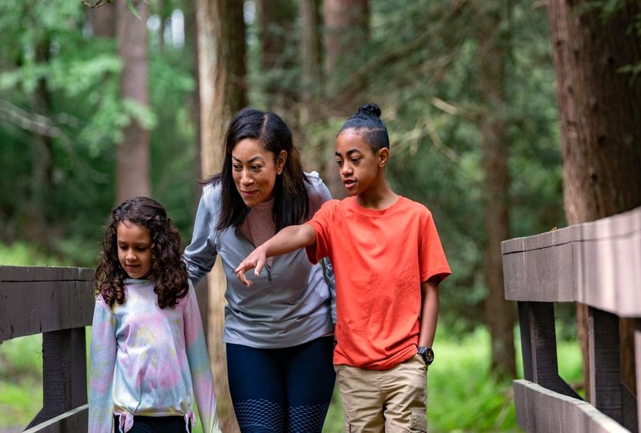 Hit the trails at Hickory Run State Park for a fall hike in the Poconos. Hickory Run Photo courtesy of PoconoMountains.com