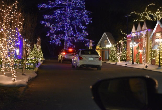Holiday Road Christmas lights at King Gillette Ranch, Calabasas