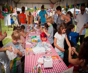 Chicago Hot Dog Fest in Lincoln Park includes a kids' activity area. Photo courtesy of the fest
