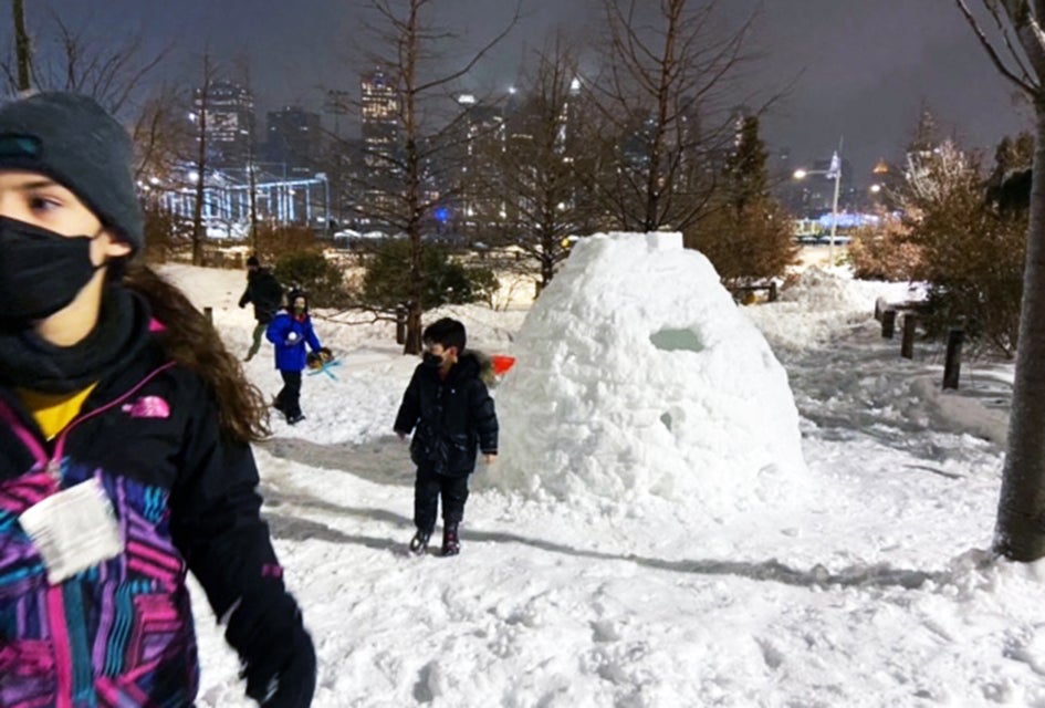 Get out and build an igloo! 