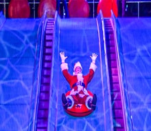 Free Christmas fun is coming to town, with these free 2025 holiday events in Boston! Photo courtesy of Enchanted Village Jordan's Furniture