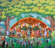 Artist concept of the Bluey show coming to Disneyland. Photo courtesy of Disney and Ludo Studios