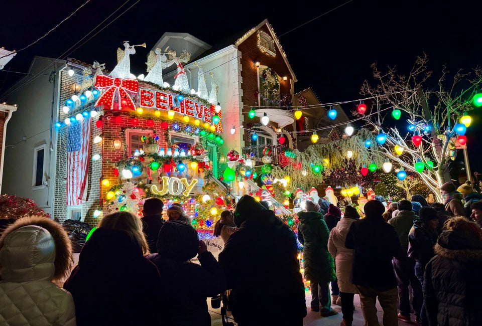 The eye-popping displays of the Dyker Lights are a holiday must-see in NYC. Photo by Jody Mercier