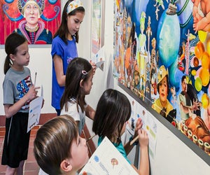 Spend your Sunday learning about art and even making some of your own. Photo courtesy of Marin MOCA 