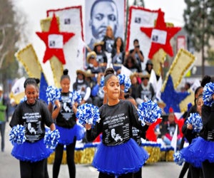 Celebrate the legacy of Martin Luther King Jr. with parades and events all around the city. Photo courtesy of the Kingdom Day Parade