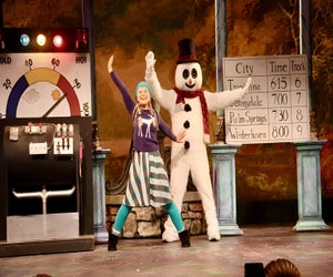 Frosty and friends are back again at the Engeman Theater with a jolly happy show! Photo courtesy of the theater
