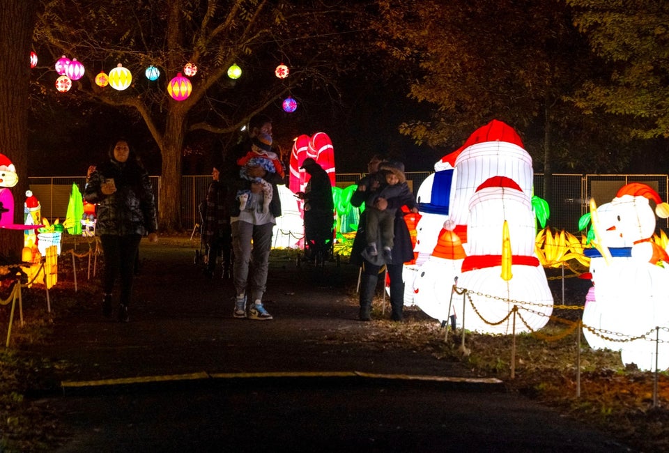 LuminoCity returns to Long Island with another stunning installation at Eisenhower Park. Photo courtesy of LuminoCity