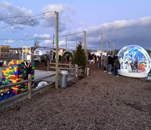 Waterdrinker's Winter Wonderland creates a magical outdoor atmosphere for families to walk through.