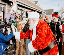 Santa Claus is coming to Boston this weekend, with stops all over New England for holiday fun! Photo courtesy of the Nantucket Chamber of Commerce
