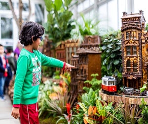 The Holiday Train Show at the New York Botanical Garden is a must-see holiday destination in NYC. Photo courtesy of the New York Botanical Gardens