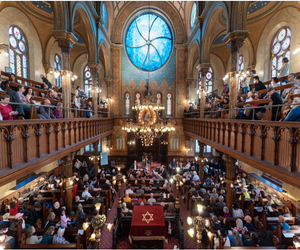 The Museum at Eldridge Street hosts a Christmas Day concert in its stunning building. Photo courtesy of the museum 