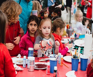 Virginia Highland's Winterfest features the Jingle Jog, followed by a holiday parade and market. Photo courtesy of Virginia Highland