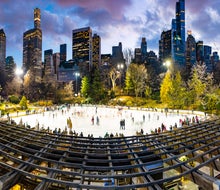 Wollman Rink's skate instructors will lead a huge group lesson in an attempt to break a world record on Saturday. Photo courtesy of Wollman Ice Rink