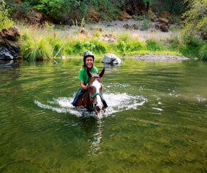 Camp is about trying new things! Photo courtesy of Bar 717 Ranch Camp Trinity