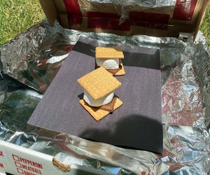This solar oven science experiment offers one tasty reward: ooey, gooey s'mores.