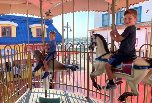 Carousel at Pleasure Pier Galveston Texas