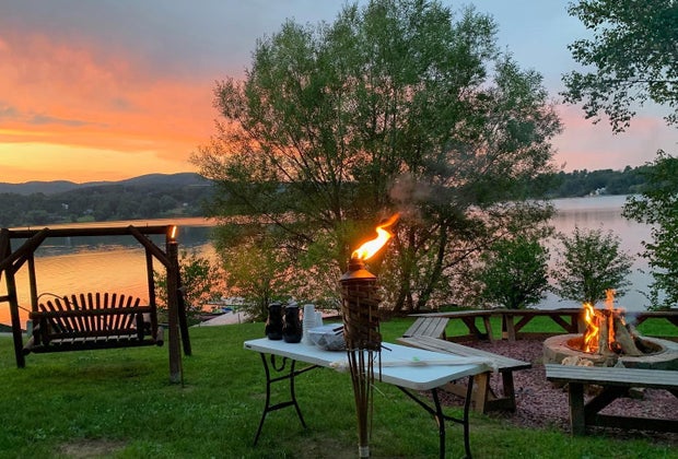 Enjoy the sunset and s'mores at Interlaken Inn 