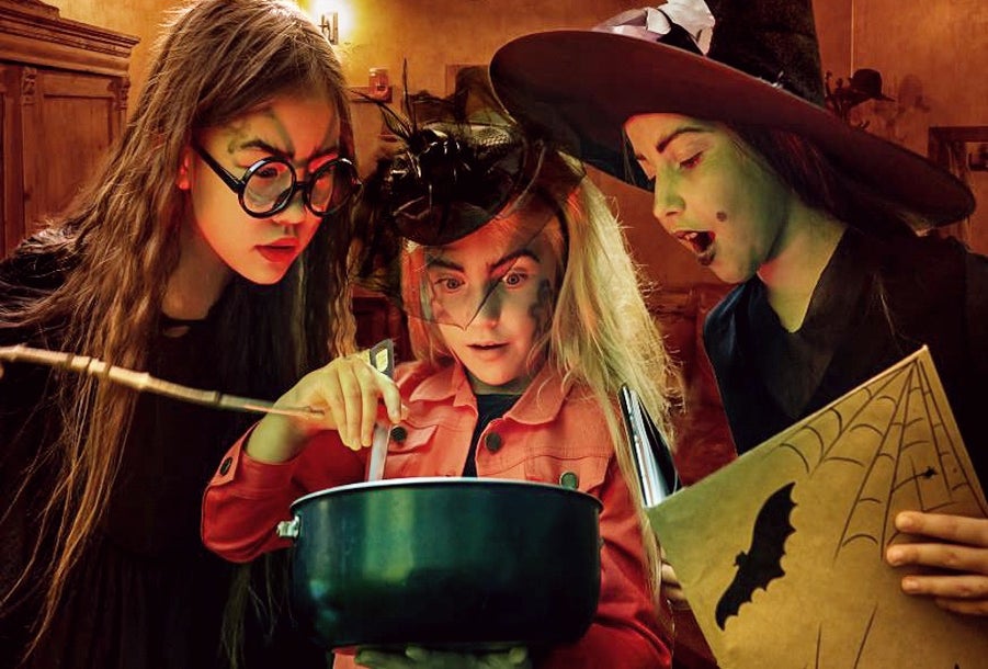 Put on your wizard's hats, or thinking caps, to get out of this escape room. Photo courtesy of Magiq Room