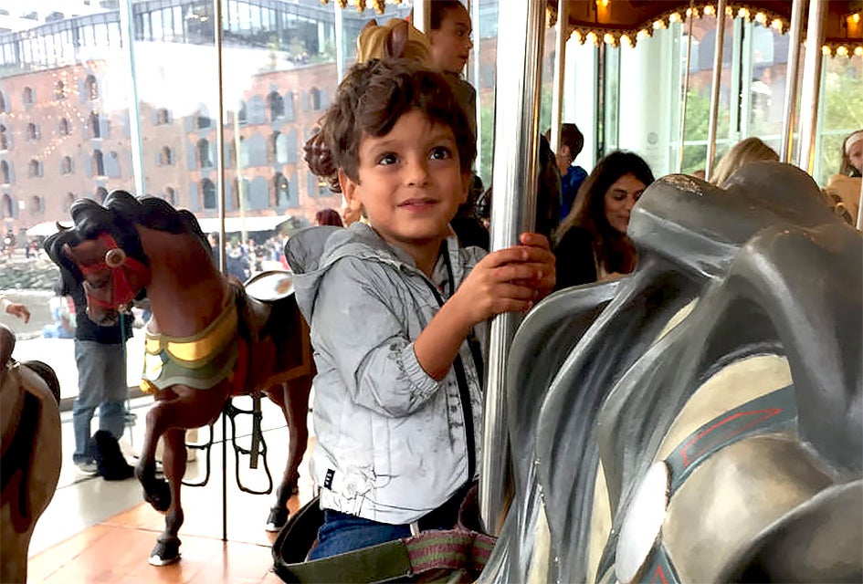 Take a joy ride through history on the century-old Jane's Carousel Photo by Matt Nighswander